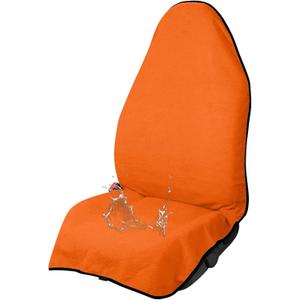 Orange Car Seat Towel Cover After Gym Swimming Yoga,Waterproof Seat Protector Covers for Cars,Trucks,Vans & SUV,Sweat Towel for Car Seat Washable
