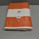 IOHOUZE Fall Door mat 3x5 Ft Orange White Striped Area Rug Washable Front Porch Rug Striped Door Mat Outside Entrance Entryway Doormat for Fall, Halloween, Thanksgiving Porch Decor