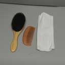 Belula 100% Boar Bristle Hair Brush Set (Medium). Soft Natural Bristles for Thin and Fine Hair. Restore Shine And Texture. Wooden Comb, Travel Bag and Spa Headband Included!