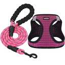 Matilor Dog Harness Step-in Breathable Puppy Cat Dog Vest Harnesses for Small Medium Dogs M