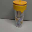 Silver Buffalo Disney Pixar Ratatouille Remy, Plastic Drip Tumbler, 26oz Includes Lid and Straw, 0.77 Liters, Ratatouille