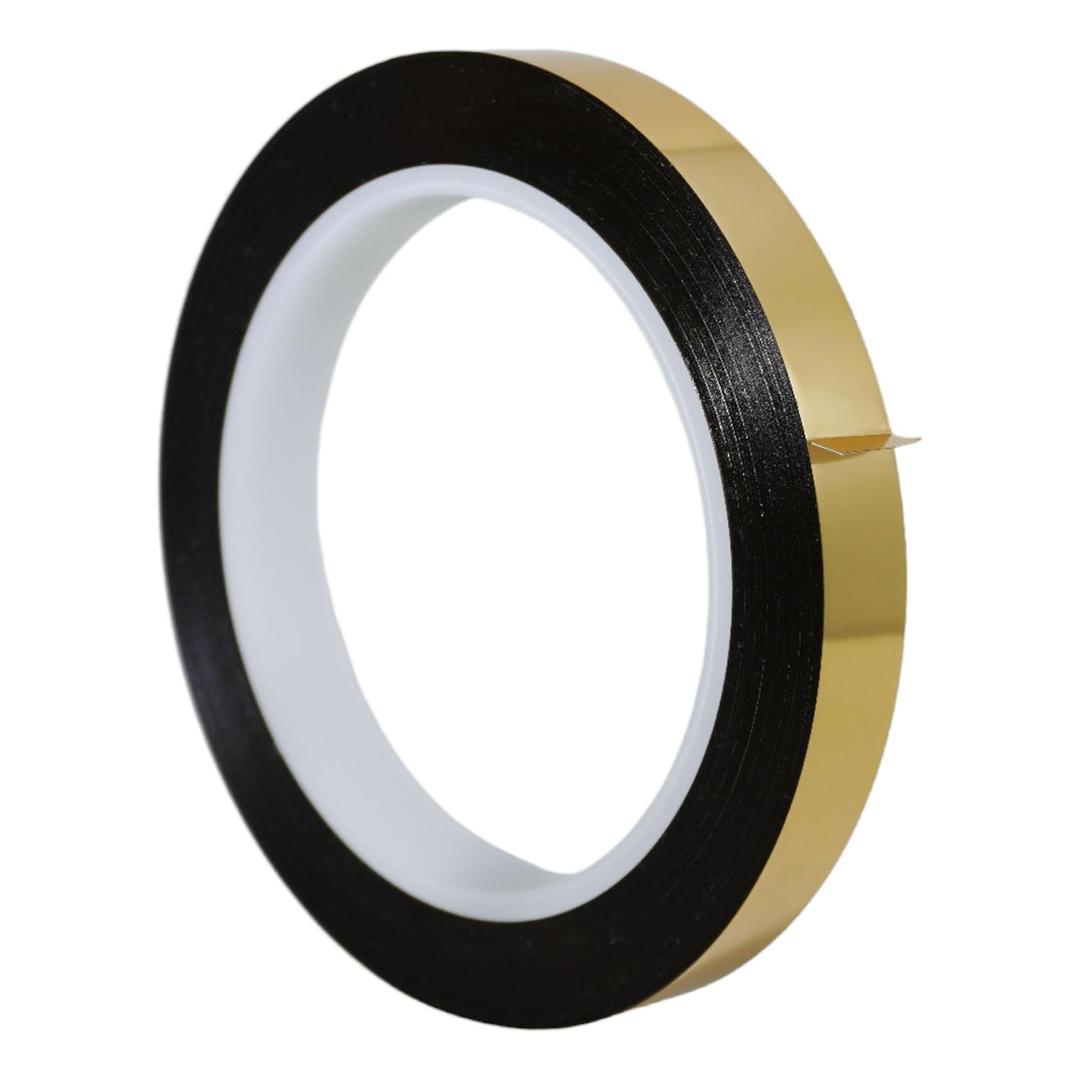 GGR Supplies T.R.U. MMYP-1 Metalized Polyester Film Tape with Acrylic Adhesive. 72 Yards. (Gold, 1/2 in.)