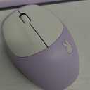 MOFII 666 Pro 2.4G Wireless Mouse And Keyboard Mixed Color Set For Girls PC Notebook Office Table, Taro Purple