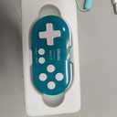 Nargos 8Bitdo Zero 2 Bluetooth Key Chain Sized Mini Controller for Nintendo Switch, Windows, Android and macOS (Turquoise Edition)