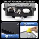 for Tesla Model Y Juniper Under Screen Storage Organizer 2025-2026/Model 3 Highland 2024-2026, Hideable Center Console Organizer Tray for Tesla Model Y Juniper Accessories, Black