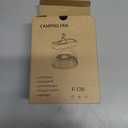 Portable Camping Fan with LED Lantern- 40H Work Time Rechargeable Battery Operated Fan with Hanging Hook for Tent Car RV Hurricane Emergency Outages Survival Kit (5")