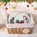 Stranthother 5 Sets Embroidery Kits for Beginners Adults,Easy Hand Embroidery Kit,Embroidery Starter Kit,Cross Stitch Needlepoint Kits Includes Hoops Thread Needles (green)