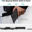 BENKS ArmorPop Magnetic Phone Grip & Stand for MagSafe, 360 Rotation Adjustable Phone Ring Holder for iPhone 17/16/15/14/13/12 Series, Durable Kevlar Design
