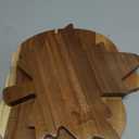 2 Pcs Fall Charcuterie Board Fall Wooden Platters Thanksgiving Serving Platters and Trays Cheese Wood Plate Food Serving Board for Fruit Charcuterie Party (Pumpkin, Maple Leaves)