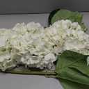 3 Pcs 26" Huge Extra Large Faux Silk White Hydrangea Artificial Flowers, Fake Flower with Long Stems, for Wedding Centerpiece Large Vase Christmas Home Decor