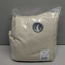 NICETOWN Living Room Completely Shaded Draperies, Privacy Protection & Noise Reducing Ring Top Drapes, Black Lined Insulated Window Treatment Blackout Curtain Panels (Beige, 2 Pieces, W37 x L84)