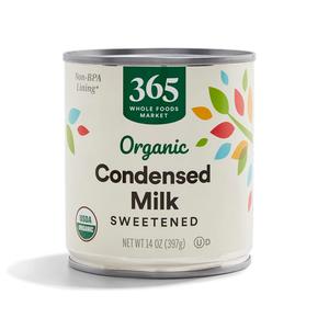 4 x 365 by Whole Foods Market, Organic Sweetened Condensed Milk, 14 Ounce (EXP 05/21/28)