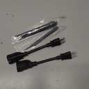 2Pcs Short Extension Cord (8in)