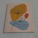 Teacher Planner: Peony Flower Line Art