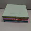 Stero 13x13x13 Inch Fabric Storage Bins 6 Pack Fun Colored Durable Storage Cubes with Handles Foldable Cube Baskets for Home, Kids Room, Closet and Toys Organization Multi Colors