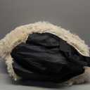 Calming Dog Bed Fluffy Plush Dog Mat for Furniture Protector with Removable Washable Cover for Large Medium Small Dogs and Cats (Small(35x31x5),Beige)