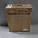 12" x 5" Waterproof Extra Large Outdoor Flameless Candles Battery Operated LED Flickering Pillar Candles with Remote for Indoor Outdoor Lanterns, Long Lasting, Ivory White Large, Set of 2