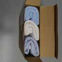 3-Pack Organic Baby Swaddle Sleep Sacks - Swaddles for Newborns, Infant 0-3 Months, Baby Girls, Boys, Soft & Snug Newborn Sleep Sack, Nursery Swaddling Blankets (ABC Land Cloud, OS)