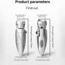 Stainless Steel Nail Clippers Set 3 in 1 Toenail and Fingernail Clippers with Nail File, Manicure and Pedicure personnal Care Tool Thick toenail Cutter for Men, Women, Seniors, Gift