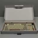 EPOMAKER RT100 Retro Gaming Keyboard with Display Screen, BT5.0/2.4G/USB-C, 97 Keys Gasket Custom Keyboard, Hot Swappable, RGB Backlit, with Knob for Win/Mac (Gateron Pro Yellow)