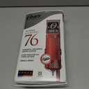 Oster Professional Hair Clippers, Classic 76 for Barbers and Hair Cutting with Detachable Blade, Burgundy