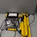 22000 Lumen Work Lights with Stand, 2 Adjustable Head LED Work Light, with Adjustable and Foldable Tripod Stand, Waterproof Lamp with Individual Switch with 6500 Kelvin Color (2-head)