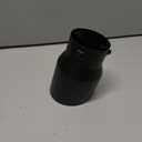 TriTrust Exhaust Tip, 2.5-3 inch inlet adjustable,Fit 2.5''/2.75''/3'' Outer diameter Tailpipe, 4.5'' Outlet 7'' Long Muffler Tip, Black Powder Coated Stainless Steel Tail Tip