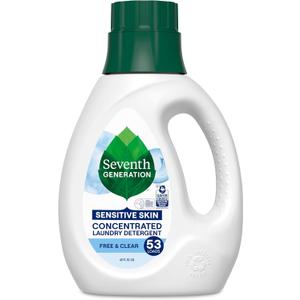 Seventh Generation Concentrated Laundry Detergent Liquid Free & Clear Fragrance Free 40 oz (40 Fl Oz (Pack of 1))