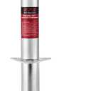OPENROAD 5000 lbs A-Frame Trailer Jack,15" Top-Wind Vertical Travel with Foot Plate, RV Trailer Tongue Jack,Heavy Duty Boat Lift Drop,Silver
