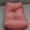 Lumbar Support Pillow for Study Desk Chair, Bite-Size Natural Latex Foam Back Support Pillow for Lower Back Pain Relief, Soft & Support Corduroy Office Chair Cushion, S, Pink