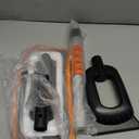 helloleiboo 39.8" Snow Brush for Car Extendable Snow Broom Detachable Ice Scrapers with 12-Inch 180 Pivoting Brush Head for Car Truck SUV (Orange)