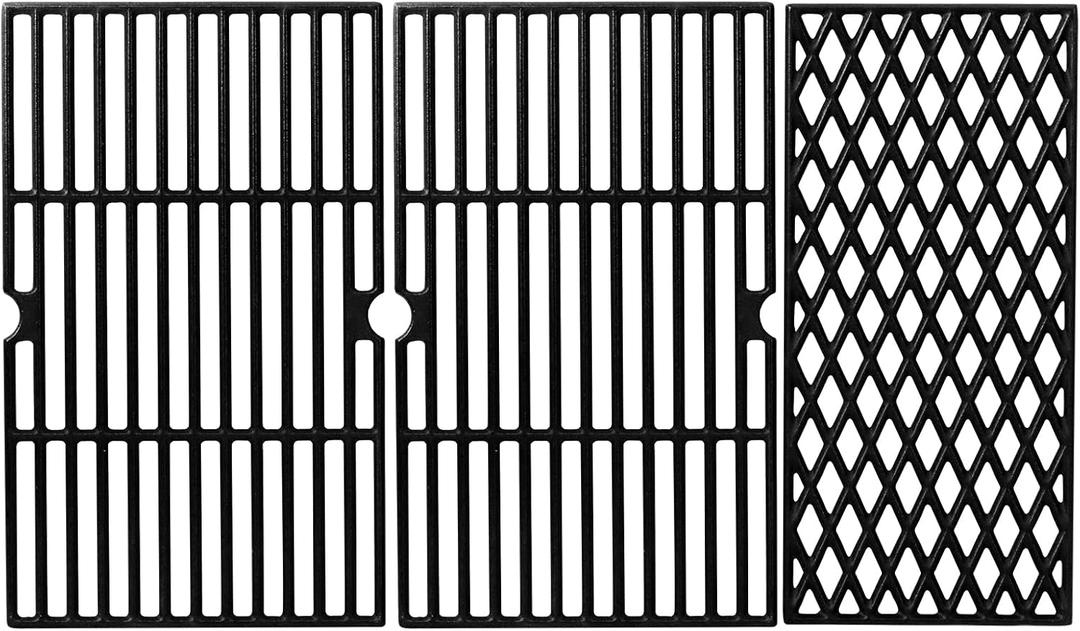 70-01-911 Cooking Grates for Dynaglo DGH450CRP DGH450CRP-D DGF493BNP DGH474CRP DGH485CRP, Kenmore Backyard BY13-101-001-12 Gas Grill, Cast Iron Grill Replacement Parts for Dyna-glo DGH450CRP