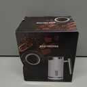 Huogary Milk Frother, Milk Frother and Steamer for Milk Foam & Hot Milk(4.5oz/10.5oz), Electric Milk Frother and Warmer for Homemade Latte, Cappuccinos, Macchiato, 120V, White