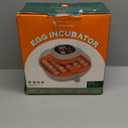 Chickcozy 25 Egg Incubator, Automatic Egg Turner with Thermometer Seat and Humidity Control, Egg Candler, 360 View with Clear Window, Incubators for Hatching Chicks (Sunlit Orange)