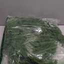 Jutom 100 Ft 0.28 Inch Christmas Miniature Artificial Pine Garlands Mini Pine Greenery Roping Garlands Mini Thin Wired Stems for Christmas Crafts Holiday Outdoor Decor (Green)