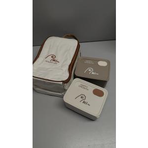 Hnvdkln 2/3/4Pcs Stainless Steel Meal Box 24oz/700ml Leakproof Metal Food Storage Container with Bag for Outdoor Picnic Office School (colour,2)