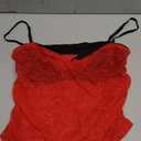 Women Lace/Leopard Patchwok Crop Tank Tops Sexy Sheer Mesh Spaghetti Strap Camisole Slim Fit Going Out Cami Tops.M