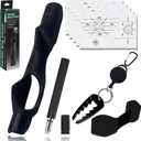 Golf Grip Trainer Kit, Golf Training Aid, Golf Club Grips, to Help Train Correct Hand Position