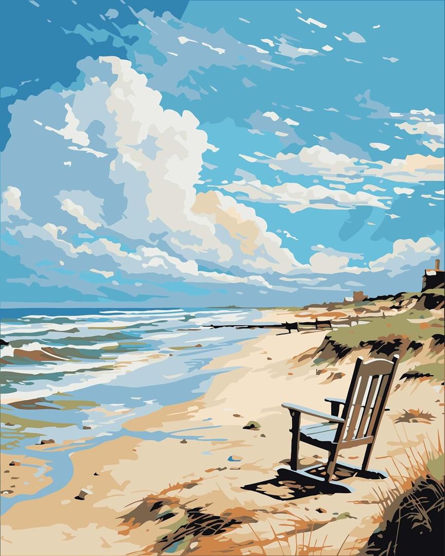 FILASLFT Paint by Numbers for Adults,Adult Paint by Number Kits on Canvas DIY Oil Paint by Numbers Painting Gift Home Decoration for Living Room