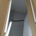 SCWF-GZ 57x16 Door Hanging Full Length Mirror, Floor Stand (Height 5.7ft just Body in1.3ft) Wall Mounted Metal Frame Rectangle Dressing Mirrors for Bedroom Bathroom Room 57 inch Silver