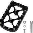 MX Style Brake Pedal Pad Foot Peg Step Plate Fit for Harley Softail FL 1986-2017 Dyna FLD 2012-2016 Touring Trike 1980-2025 Black