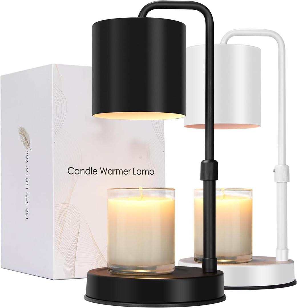 zukakii Candle Warmer Lamp Adjustable with Dimmer and Timer
