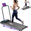Walking Pad Treadmill with Handle Bar, 8% Incline Under Desk Treadmill