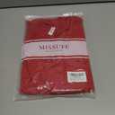 Missufe Women's V Neck Ruffle Short Sleeve Bodycon Summer Casual T Shirt Dress (S)