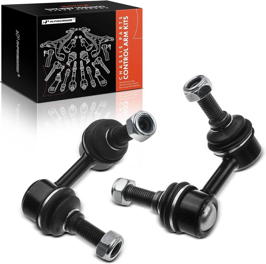 A-Premium 2 x Front Sway Bar Links Stabilizer Bar Links, Compatible with Nissan Frontier 2005-2019, Pathfinder 2005-2012, Xterra 2005-2015, Suzuki Equator 2009-2012