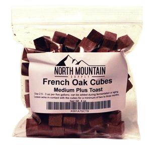 North Mountain Supply French Oak Cubes (Medium Plus Toast, 4 Ounce)