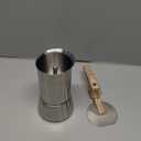 Sivaphe4 cups Stainless Steel Stovetop Espresso Coffee Maker | Induction Support 10 oz Intalian Moka Pot | Durable Cuban Coffee Maker 200ml(1 Cup=50ml)