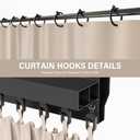 Outdoor Gazebo Curtain Replacement Universal 4-Panel Sidewalls 12' X 14',Outdoor Patio Waterproof Privacy Curtain with Double Zipper for Patio,Garden, and Backyard (Curtain Only)