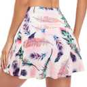 Fulbelle Tennis Skirts for Women with Pockets High Waisted Athletic Golf Skorts Skirts (L)