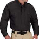 Men's Long Sleeve Tactical Shirt Black 2XL
